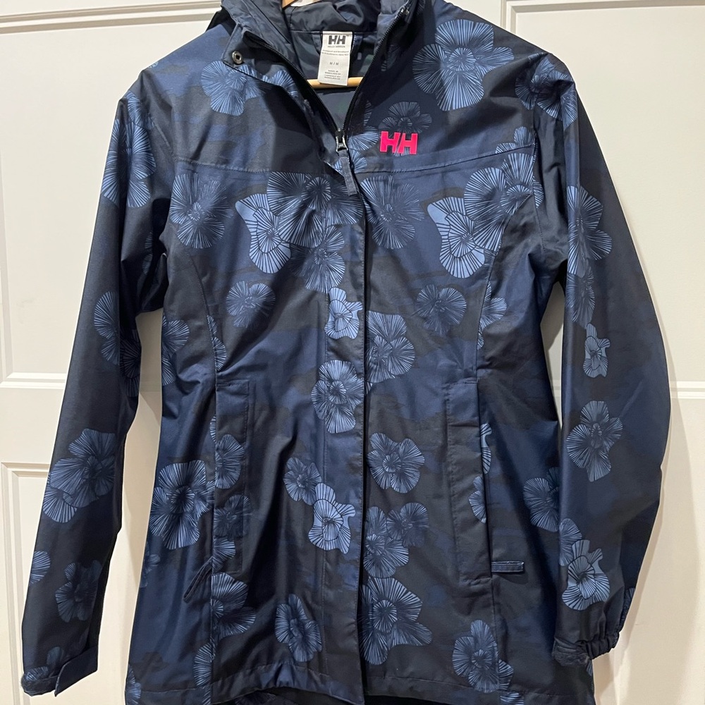 Helly Hansen Dark Blue Floral Jacket